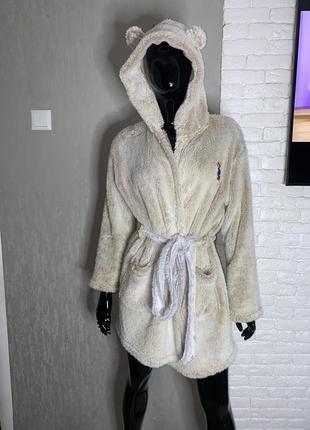Волшащий халат мишка паддингтон marks &amp; spencer, l-xl