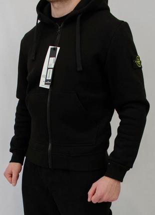 Zip худі stone island crewneck3 фото