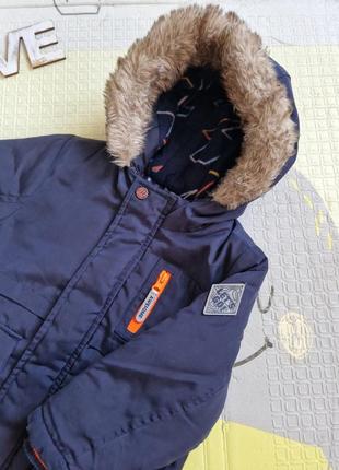 Куртка f&f зима холодная осень мальчик 18-24 м 1,5-2 р парка4 фото