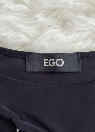 Черное мини-платье ego с вырезами размер 104 фото