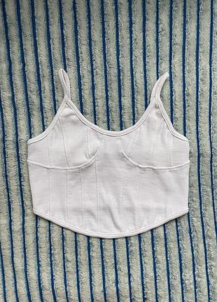 Женский белый топ