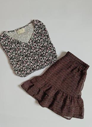 Юбка и кофточка на девочку