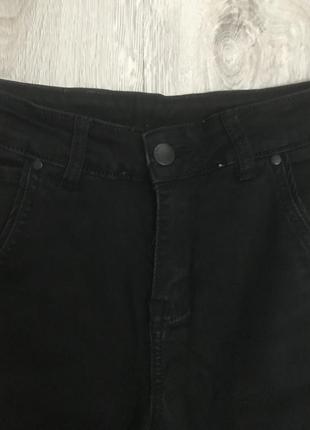 Черные скинни джинсы2 фото
