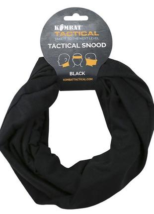 Тактичний баф kombat uk tactical snood black тактичний шарф kombat uk tactical snood black