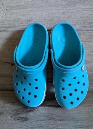 Мятные шлепанцы унисекс крокс crocs c12-c13 30 р 19 см3 фото