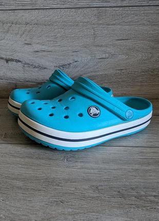 Мятные шлепанцы унисекс крокс crocs c12-c13 30 р 19 см2 фото