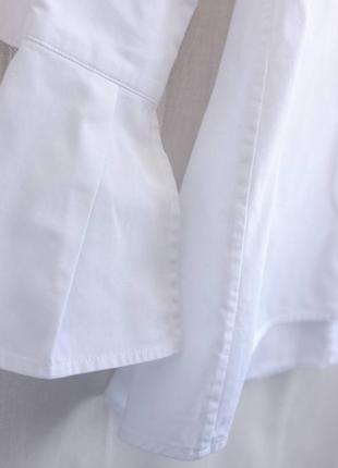 Белое платье рубашка от lieness размер s9 фото
