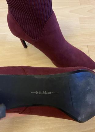 Чобітки з довгим носком bershka4 фото