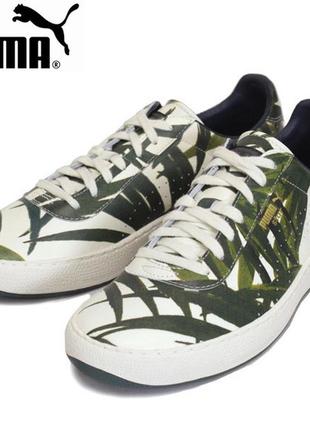 Шкіряні кросівки puma star x hoh w palm 357784 01 white-green розмір 42,5 eu/ 9,5 us/устілка 27,5 см