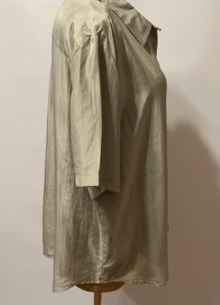 Вінтажна блуза/сорока із шовку,великий розмір6 фото