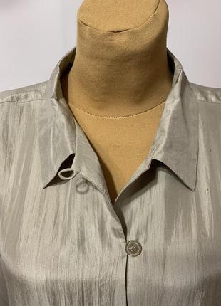 Вінтажна блуза/сорока із шовку,великий розмір3 фото