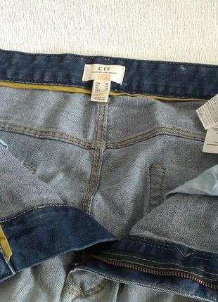Мужские джинсы eu52 2xl 52-54-56 хлопок slim fit7 фото
