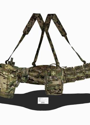 Тактичний пояс mbm war belt meg gen.6 + 6 підсумків та балістичний пакет 1 класу multicam original