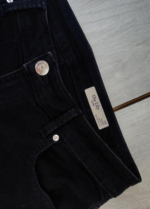 Стрейчеві джинси жіночі  чорні ідеал 12-14 р пояс 40 довжина 94 слім8 фото