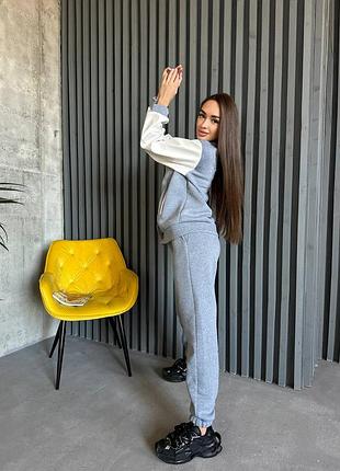 Костюм бомбер + джогери6 фото