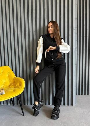 Костюм бомбер + джогери8 фото