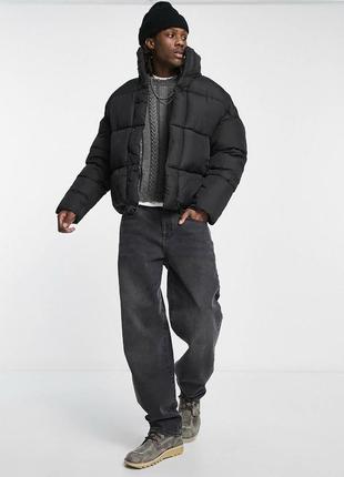 Чоловічий оверсайз пуховик asos/zara/bershka/palace/trapstar/stussy/supreme