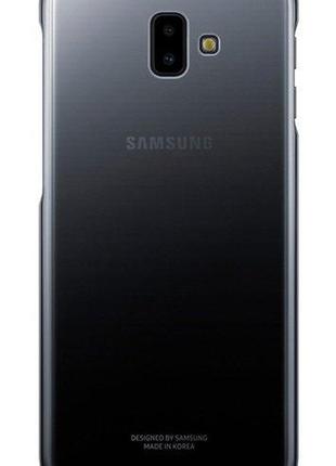 Чехол накладка samsung j6+ j610 gradation cover (ef-aj610cbegru)
