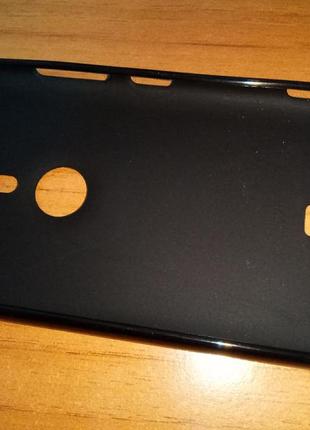 Чехол бампер на заднюю крышку nokia lumia 925 черный