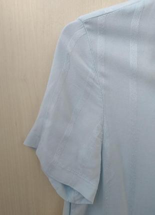 Сорочка, віскоза, р.34-36, блакитна5 фото