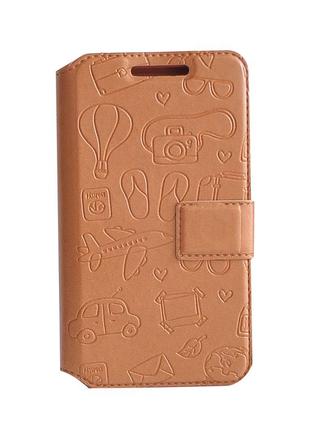 Откидной чехол florence travel для htc desire 526g книжка вбок, чехол подставка, обложка