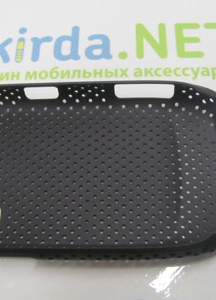 Чехол-накладка для samsung s3850 сеточка пластик черный