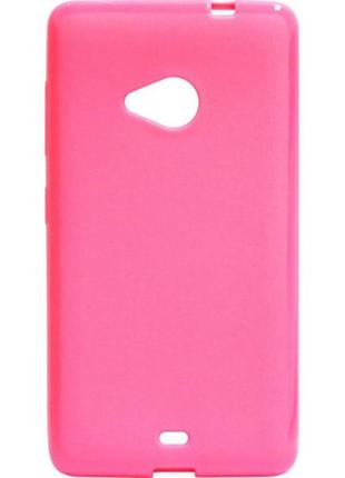 Чохол utty u-case tpu microsoft lumia 535 рожевий