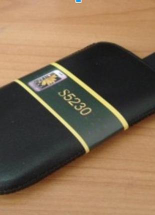 Кисет с лентой матовая кожа iphone 4/4s