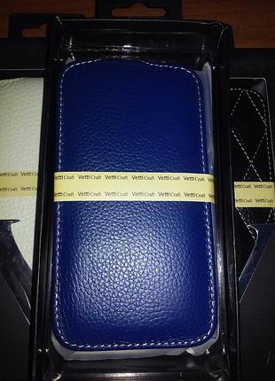 Чохол-фліп vetti craft для samsung galaxy core i8262 синій