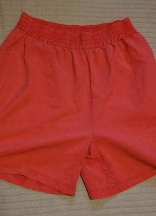 Отличные шелковые короткие свободные шорты gina monti exclusive италия m.