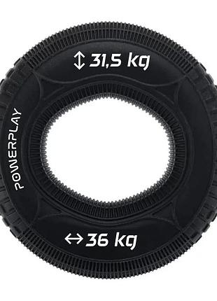 Еспандер кистьовий силіконовий powerplay pp-4330 hand grip loops hard 31.5-36 кг. чорний