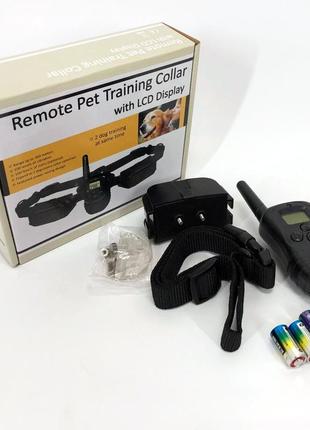 Ошейник для собак remote pet dog training с lcd дисплеем shop