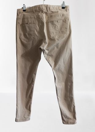 Мужские бежевые джинсы от zara3 фото