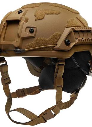 Тактичний бронешолом pgd-arch (gen3) nij iiia coyote. балістичний шолом. бойовий шолом. військовий шолом. виробник данія.