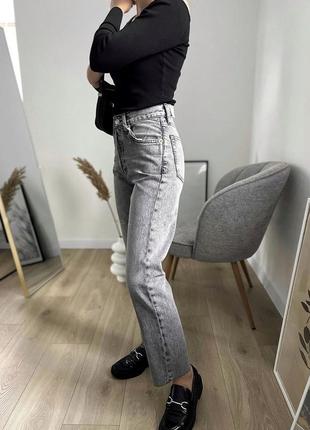 Джинси zara straight fit3 фото