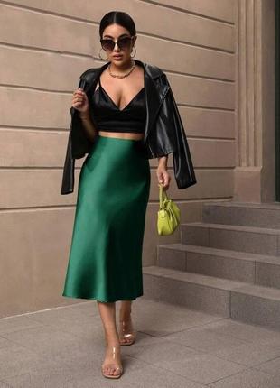 Подчеркните вашу индивидуальность: женская шелковая  юбка