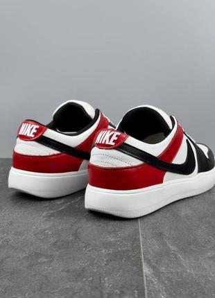 Мужские кожаные кеды nike6 фото