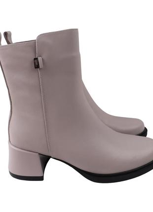 Ботильйони жіночі vidorcci сірі натуральна шіра, 36