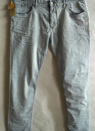 Мужские джинсы eu52 2xl 52-54-56 хлопок slim fit10 фото