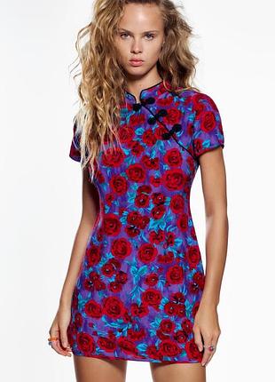 Сукня плаття з принтом zara
