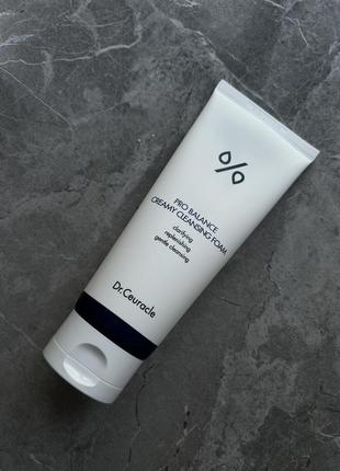 Кремовая пенка для лица dr. ceuracle pro-balance creamy deep cleansing foam7 фото