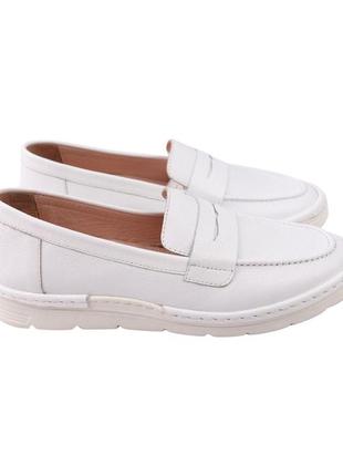 Туфли женские altura белые натуральная кожа, 37