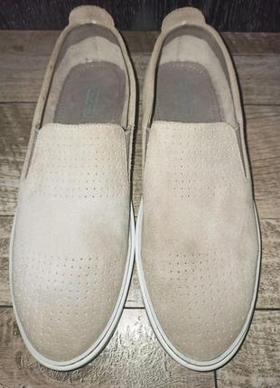 Замшевые мокасины 5th avenue р. 40 - 25,8 см