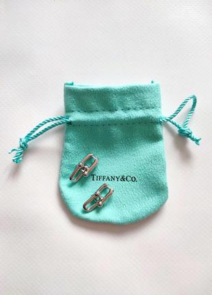 Сережки tiffany срібні тіфані тіффані модні жіночі срібло люксова біжутерія прикраси4 фото