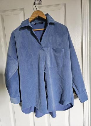 Вельветова сорочка zara