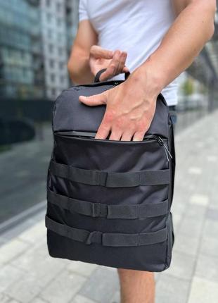 Рюкзак с отделением под ноутбук, черный, большой6 фото