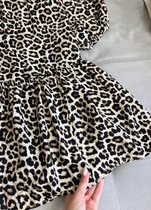 Сукня вільного фасону з лео принтом h&m8 фото