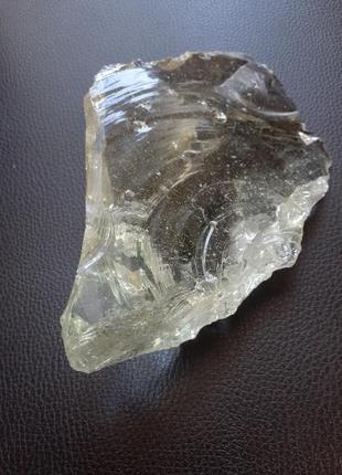 Винтаж! 💎 кусок стекла глыба декоративная камень  прозрачный с пузырьками воздуха старинное стекло минерал4 фото