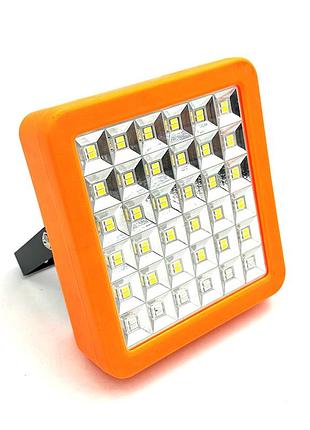 Фонарь аккумуляторный cc012 с солнечной панелью 100w