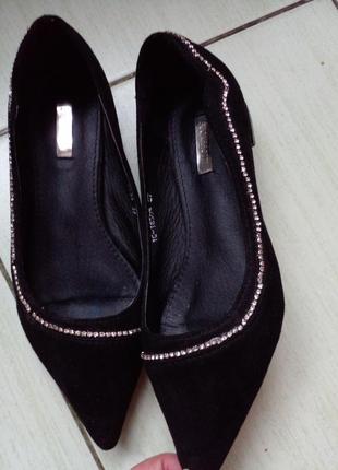 Замшевые.балетки2 фото